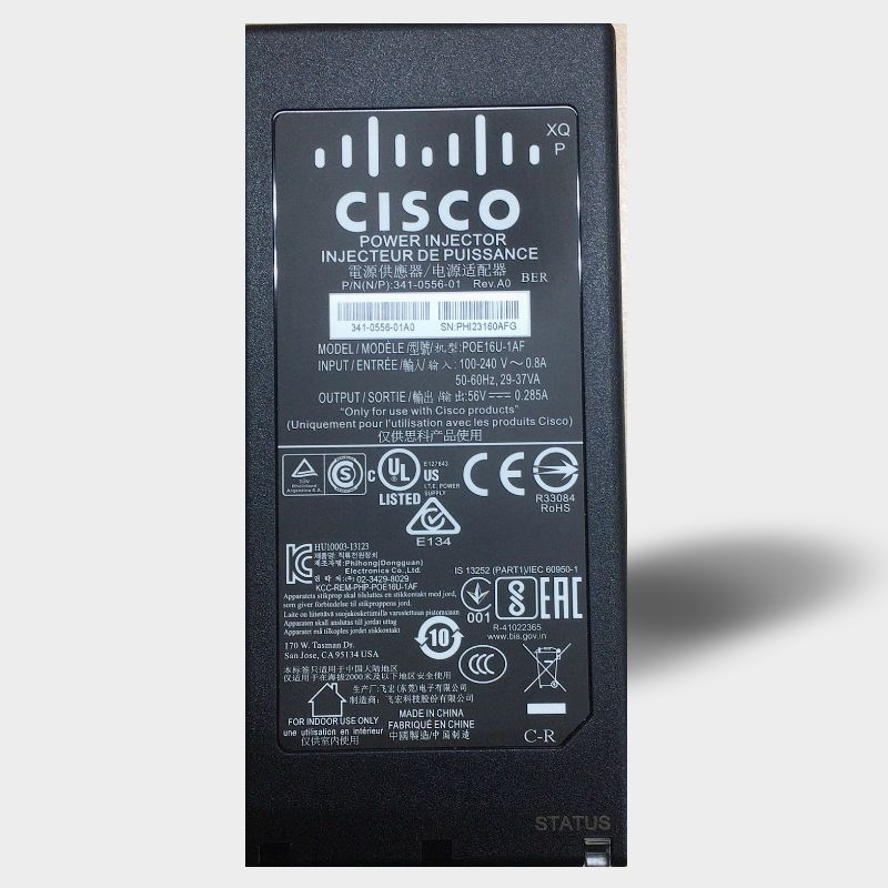 Cisco Touch10 DV10 touch screen POE power adapter module CTS-PWR-AIR-INJ5=original