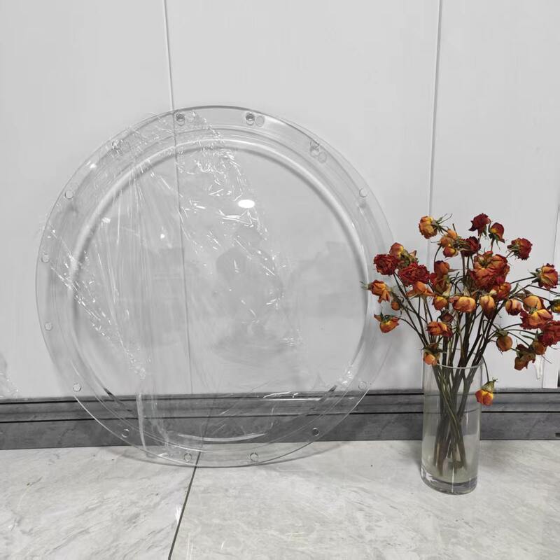 Spray Tower Accessories Transparent Window Exhaust Gas Tower Inspection Window Acrylic Glass Acrylic Circular Cover Plate Diameter 500