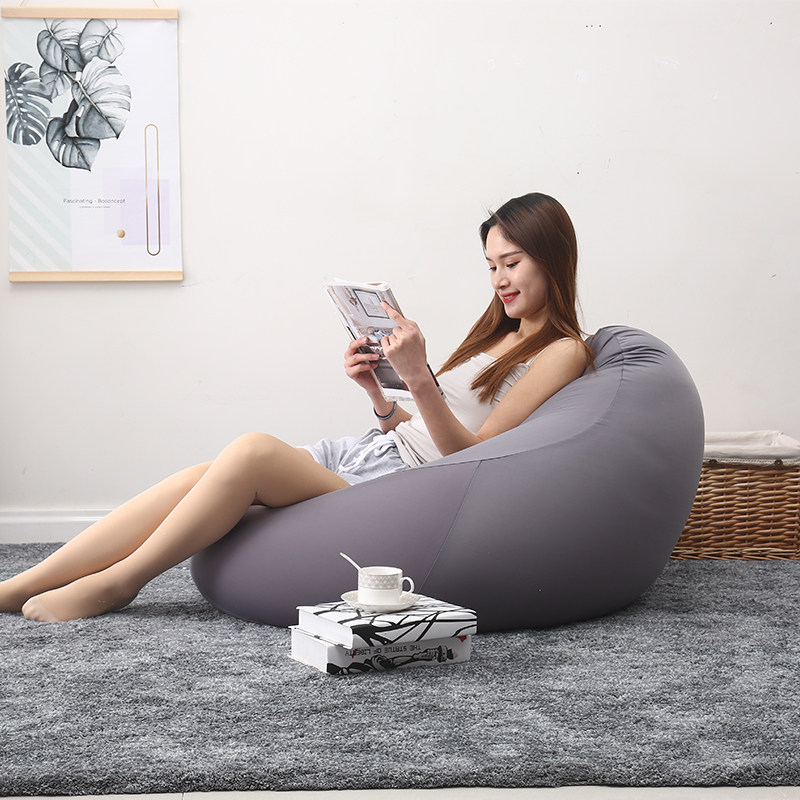 Nordic pear-shaped lazy sofa bean bag single bedroom small cute net red children's tatami balcony recliner