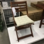 Điểm nhỏ IKEA Aplano Bắc Âu Bàn ghế xếp ngoài trời Đồ nội thất sân vườn Mua vườn keo trong nước - Bàn ghế ngoài trời / sân bàn ghế sắt ngoài trời