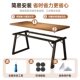 Tea Table and Chair Set for Commercial Use, Suitable for Reception and Office, with a Light Luxury and High-End Feel, New Chinese Style, Thickened, Simple Large Board Tea Table