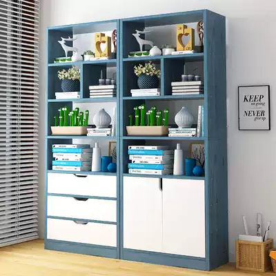 Bookshelf simple modern floor-to-ceiling economical home living room simple student multi-storey space storage cabinet shelf