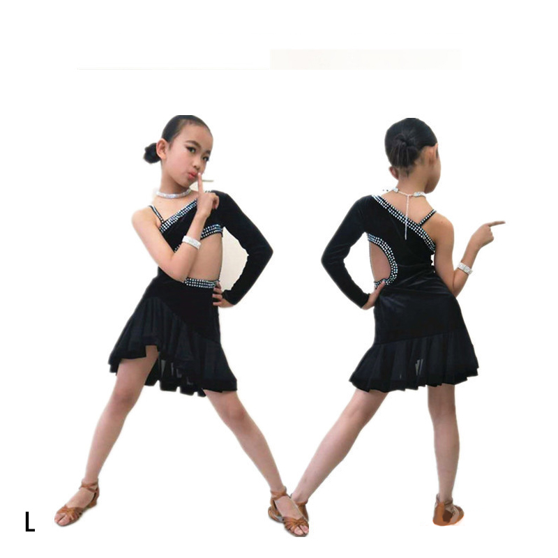 New spring and summer girls, toddlers, girls, Latin dance costumes, performance costumes, competition costumes, girls, Latin dance skirts
