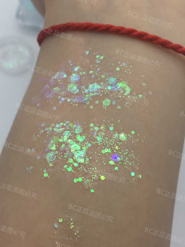 Lắc với cùng một sequins mắt bóng gel kem keo-miễn phí mặt cơ thể nàng tiên cá quy mô giai đoạn hiệu suất long lanh long lanh lameila phấn mắt