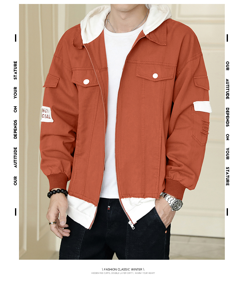 Blouson homme ZHEGU manches longues en Coton - Ref 3119486 Image 19