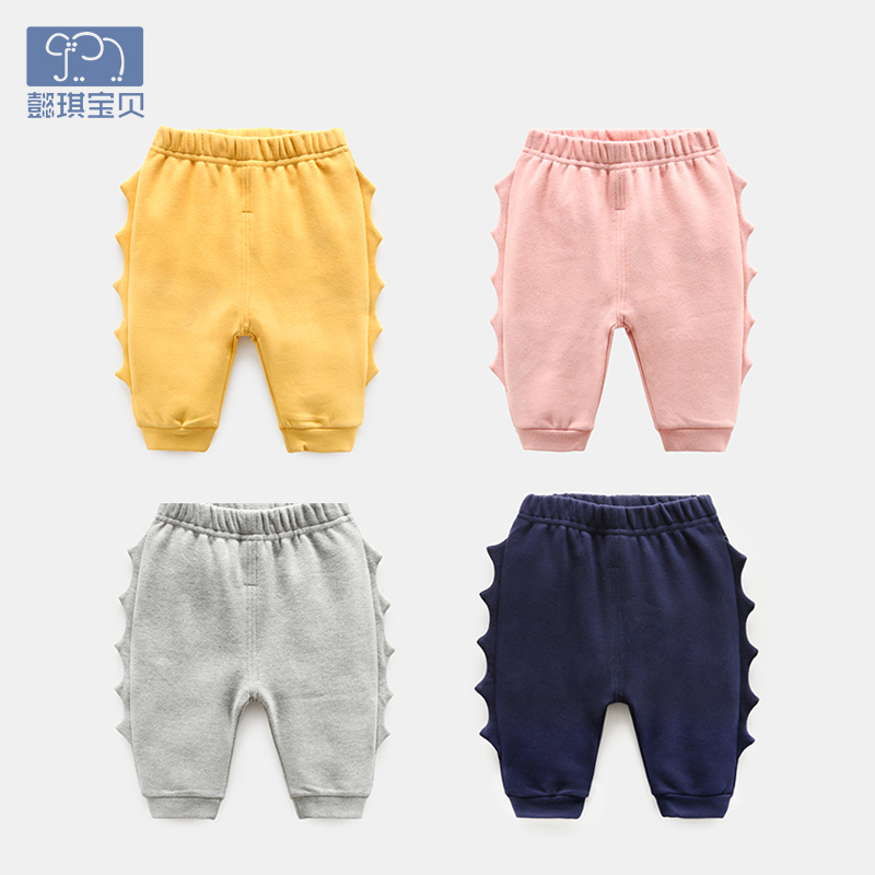 Baby pants spring and autumn 3 boys and children autumn clothing infant Harem pants spring and autumn big butt 6 months female baby pp pants