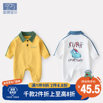 Baby One-piece Clothing Spring Autumn Newborn Khaclothes Climbing Clothes Spring Mens Spring Clothing Out of clothes for three months clothes