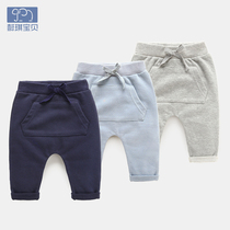 Baby pants boy Haren pants spring and autumn children big pp pants 0 1 year old baby spring clothes girls butt pants wear