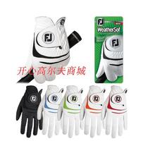 The original footjoy weathersoft new mens golf gloves comfortable and high quality fit