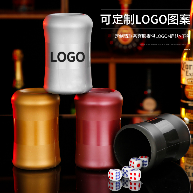 KTV Dice Dice Ram Upscale Suit Rocking Son Bar Creative Personality Screen Flush straight cylinder Custom LOGO