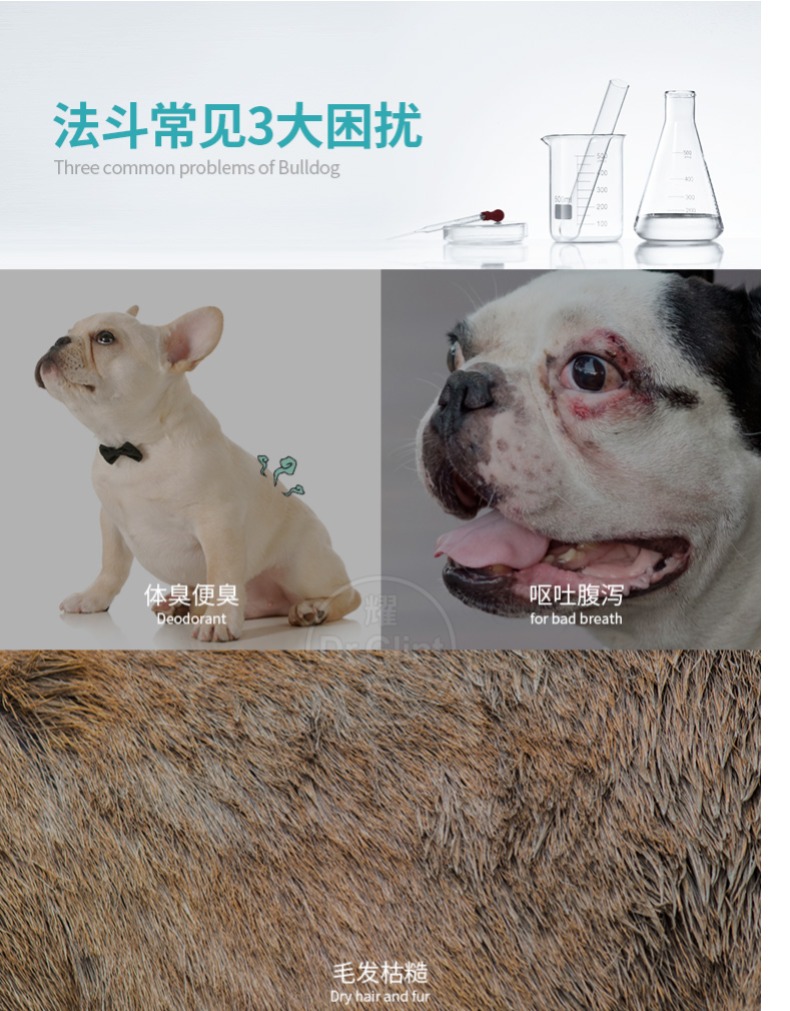 Rực rỡ, chó con, chó con, thức ăn cho chó, luật đặc biệt, gia súc, bul bul Pháp, thức ăn đặc biệt, chó nhỏ, canxi, lông sáng, 4 kg - Chó Staples hạt ganador