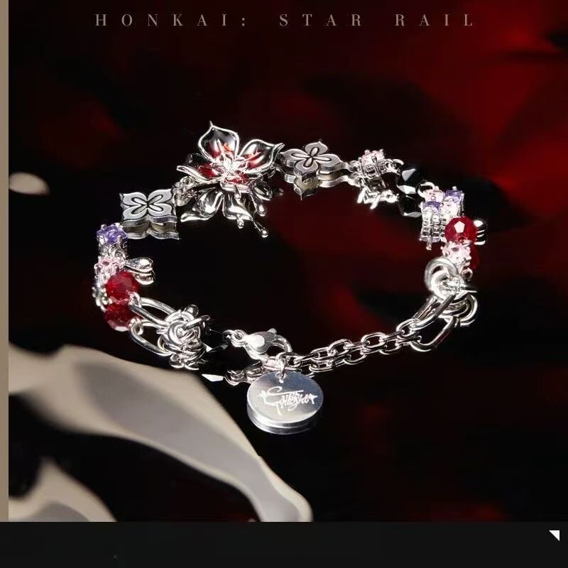 Long Night Moon Themed Series Impression Bracelet, Dark Style Niche Design, Anime and Game Peripheral Accessories Long Night Moon Themed Series Impression Bracelet, Dark Style Niche Design, Anime and Game Peripheral Accessories