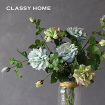 (Clearance 40% off)Modern light luxury oil painting Sweetheart rose simulation flower silk flower Dried flower Wedding bouquet flower arrangement