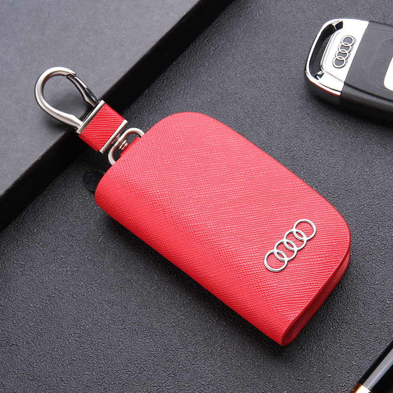 Car key case is suitable for Audi A4La5A6lA8Q2Q3Q5Q7TTR8 car key protective cover leather