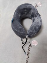 Clear Cabin Handling Curve Neck Pillow Portable Removable Washout Pillow 26 5X23 5X14cm