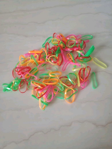 Children Colour rubber band Hair Circles Disposable Zal Hair Minimalist Hair Ring Rubber Ring A Box Fit