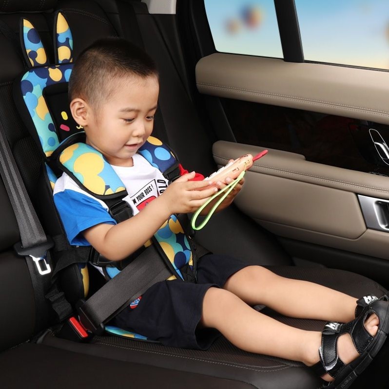 Xinjiang car child safety seat 0-12-year-old child car seat portable cartoon safety seat-Taobao