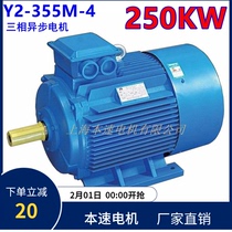 Y2 series motor three phase asynchronous motor Y2-355M-4 250KW kW three phase asynchronous motor national standard