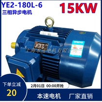 YE2 series three-phase asynchronous motor YE2-180L-6 15KW 6-pole three-phase asynchronous motor motor