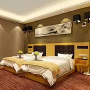 Khách sạn bảng điều khiển khách sạn đồ nội thất bàn máy tính bàn cạnh giường khách sạn cho thuê phòng tiêu chuẩn phòng lớn giường lớn - Nội thất khách sạn
