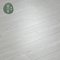 Light gray 12mm reinforced composite floor heating household bedroom wear-resistant waterproof Nordic style wood floor factory direct sales