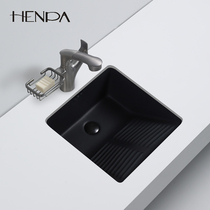 Ceramic Laundry Pool Balcony Home Small face basin with washboard washbasin Black lower basin Washbasin Single Sink