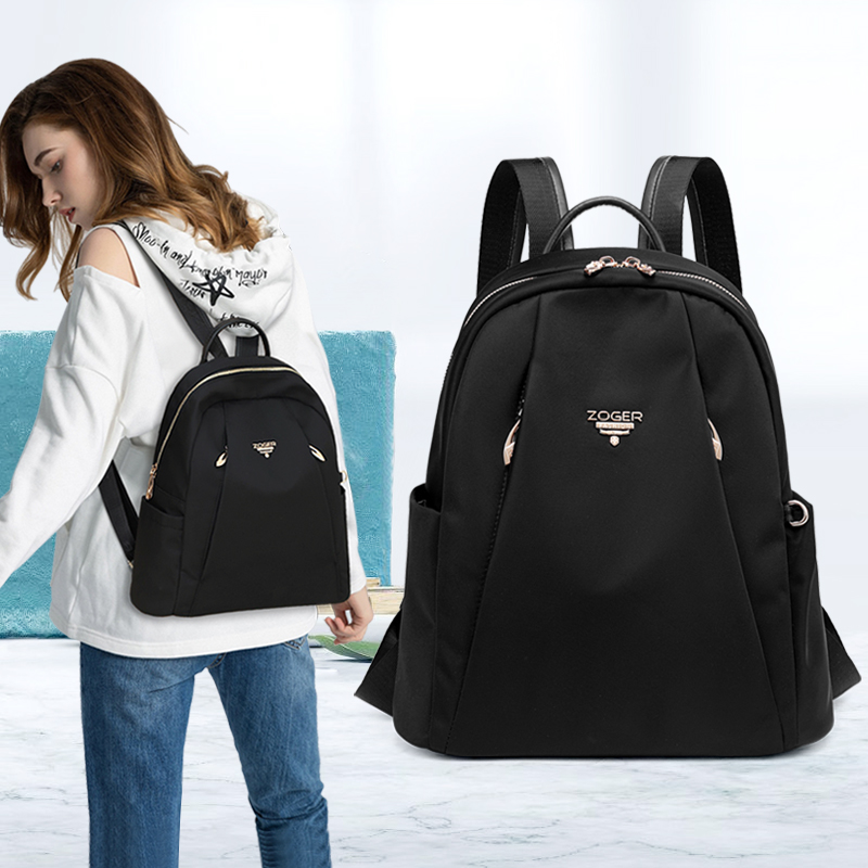 ZOGER Double Shoulder Bag 2021 New Backpack Women Fashion Trends Oxford Busbag Bag Travel 100 Hitch Casual Women Bag