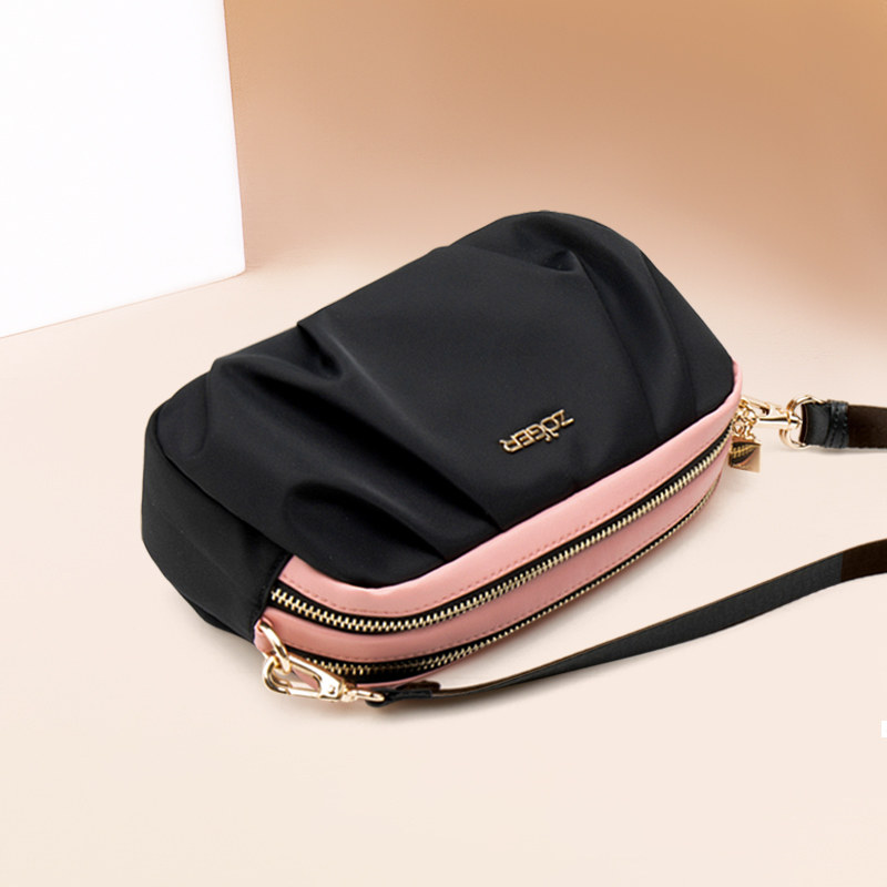 ZOGER crossbody small bag female 2021 New Tide shoulder hand portable Lady canvas mobile phone mini satchel