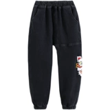 Утепленные джинсы для мальчиков, штаны, демисезонный детский пуховик для отдыха, подходит для подростков