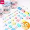 Deli color long tail clip series folder Iron clip size clip Dovetail clip Ticket clip Long tail clip Batch