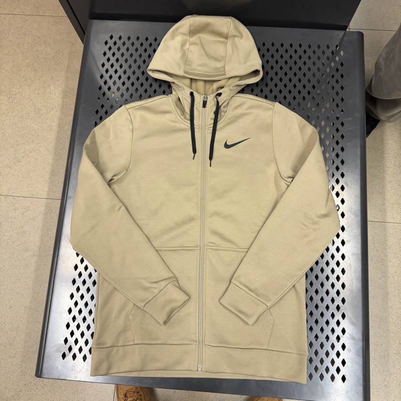 Authentic Nike Therma Men's Sports Training Quick-Drying Fleece-Lined Hooded Jacket Cu6232-248
