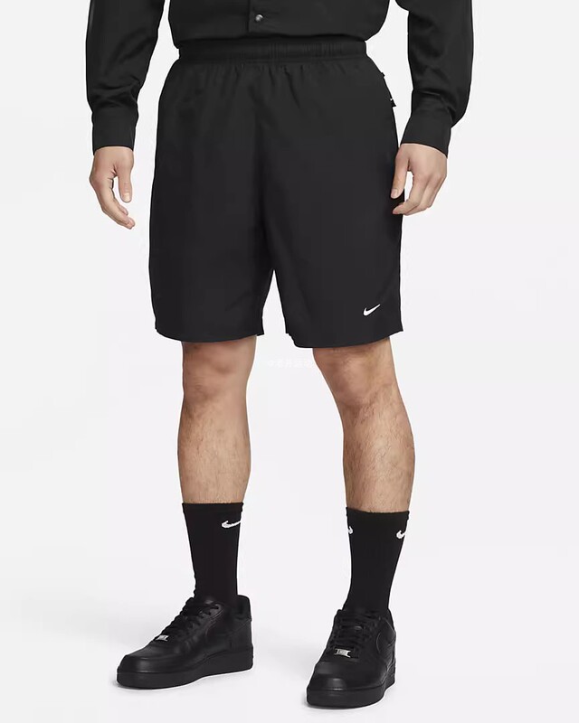 Authentic Nike Lab Nrg Men's Embroidered Logo Woven Water-Repellent Retro High Street Sports Shorts Dx0750