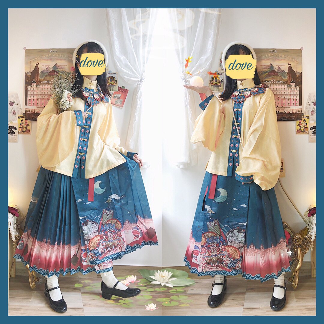 (Spot Sale of Jedi) Xiaojing Huahua imitated Roolei-jersey Dark Flowers Horse Noodles Nepotism and Shoulder Original Ming System