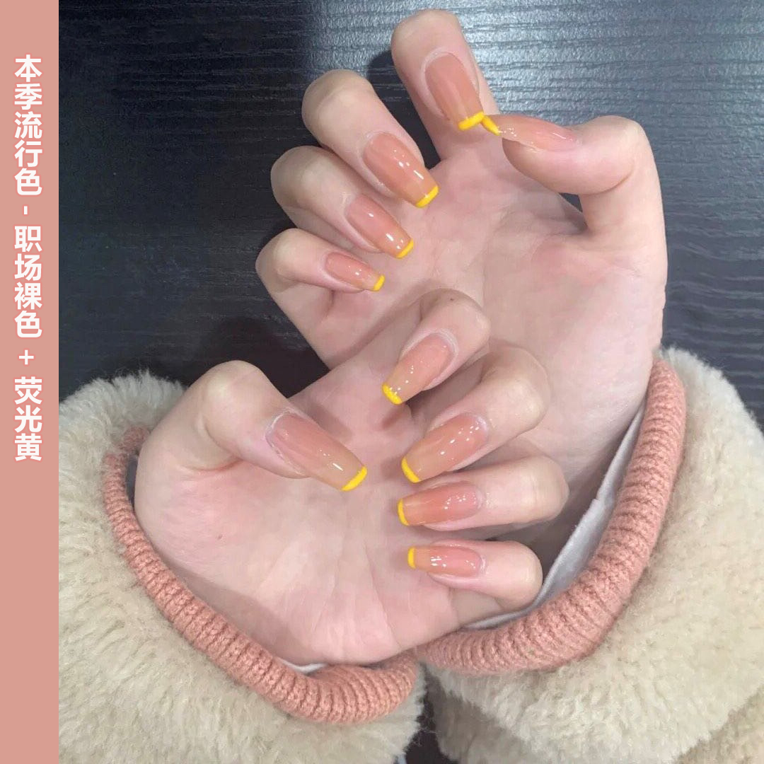 2021 new popular ice transparent nude phototherapy nail oil jelly glue full set net red nail glue shop special glue