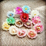 Huahai Grand World DIY DIY Материал Имитация материала Моделирование цветочной головы Цветочная головка 5,5 см цветущая горная камелия