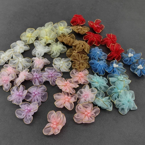 Huahai World diy свадебный головной убор ручной работы, аксессуары для украшения куклы Барби, песочные цветы, жемчужные цветы