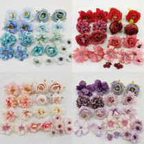 Flowers Sea Great World Emulation Floral Flowers flowers Flowers Flowers Wedding Flowers Breast Flower Brooch Accessories Materials Bag Pain Pain Bag Decorative Flowers