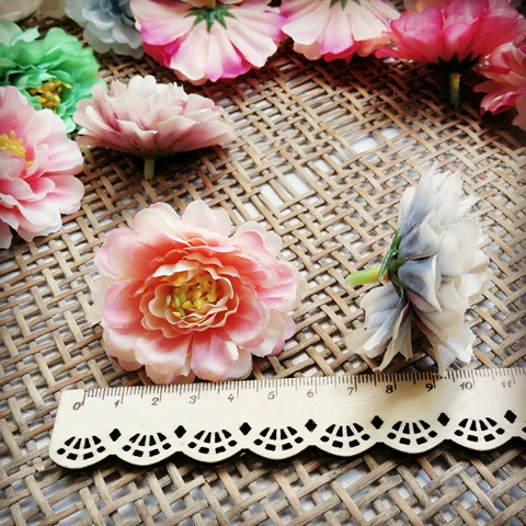 Huahai Grand World DIY DIY Материал Имитация материала Моделирование цветочной головы Цветочная головка 5,5 см цветущая горная камелия