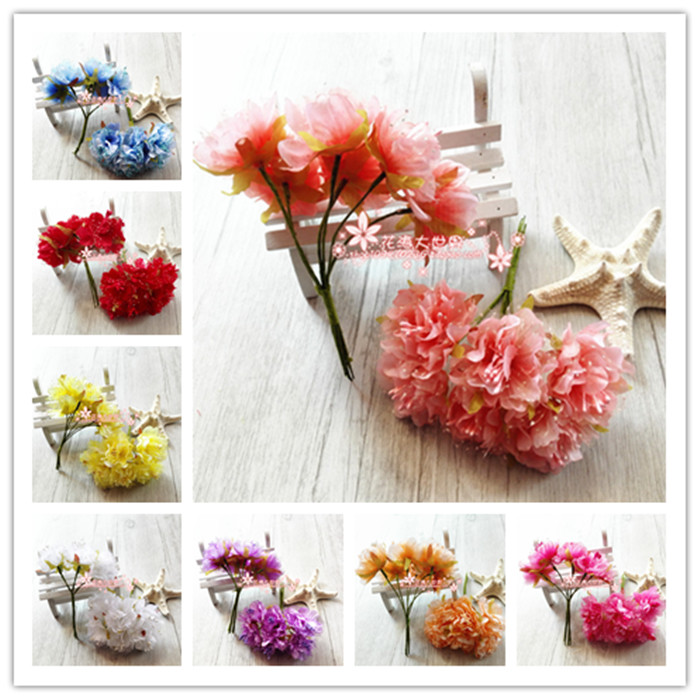 DIY handmade material simulation flower sugar box accessories handicraft material garland material stamen lace carnation