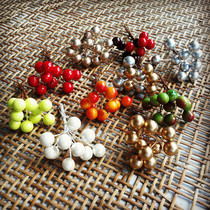 Forest ZaKKa Multi-color round fruit Christmas fruit garland material Eternal flower simulation flower red fruit Silver fruit Gold fruit