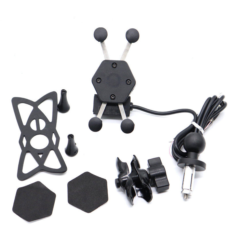 Locomotive flying eagle R25 FY250G modified mobile phone navigation bracket flying eagle 250USB charging mobile phone rack