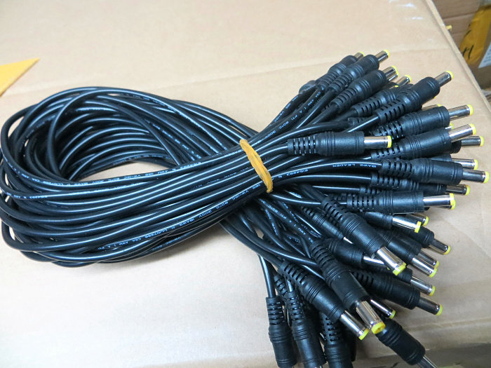 DC5 5*2 1 DC line male to male round line DC power cable double head 50CM DC2 1 line large quantity favorably