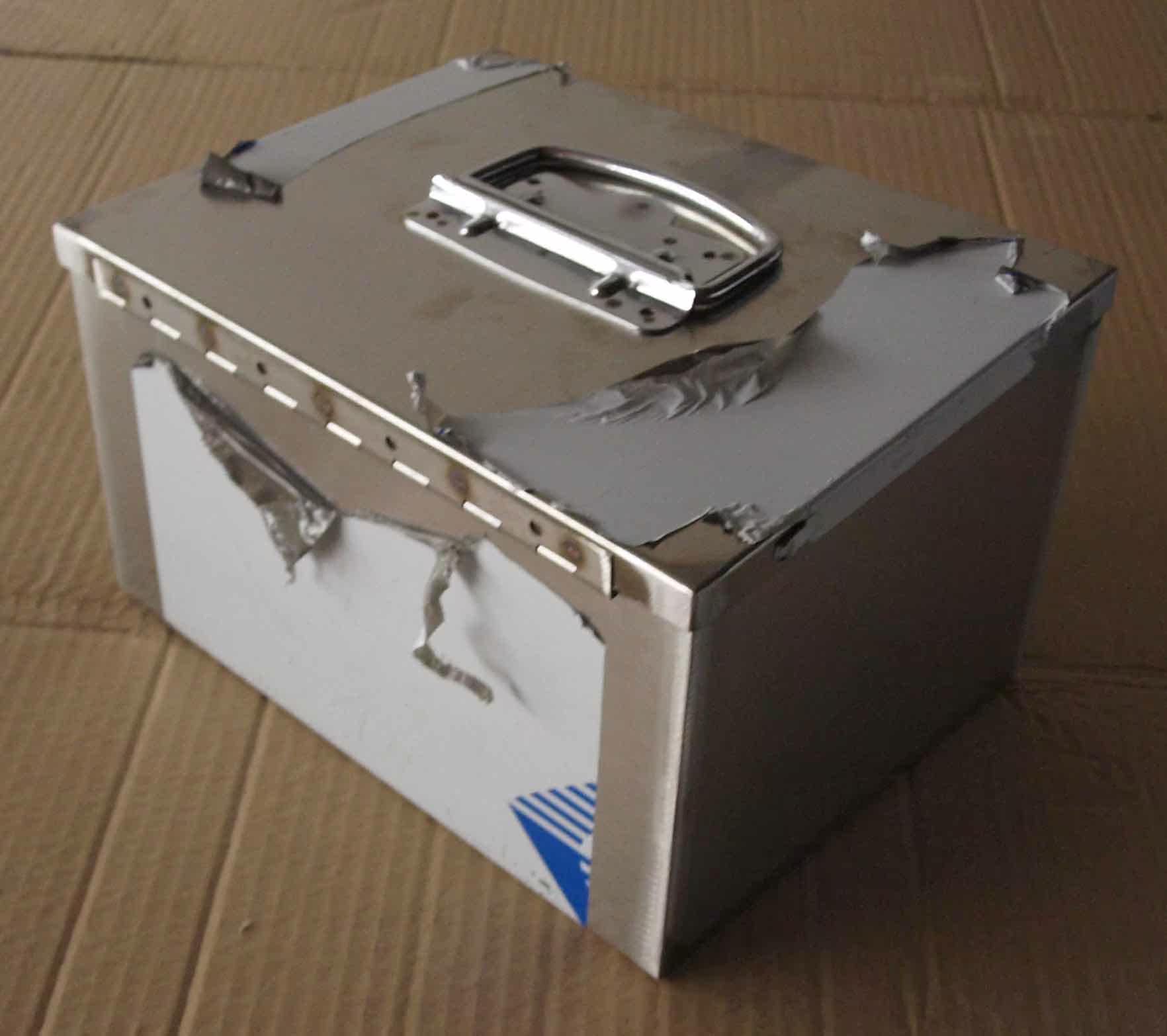 41 Storage document storage box Metal box Hardware shell Stainless steel box Money box Storage toolbox storage and preservation