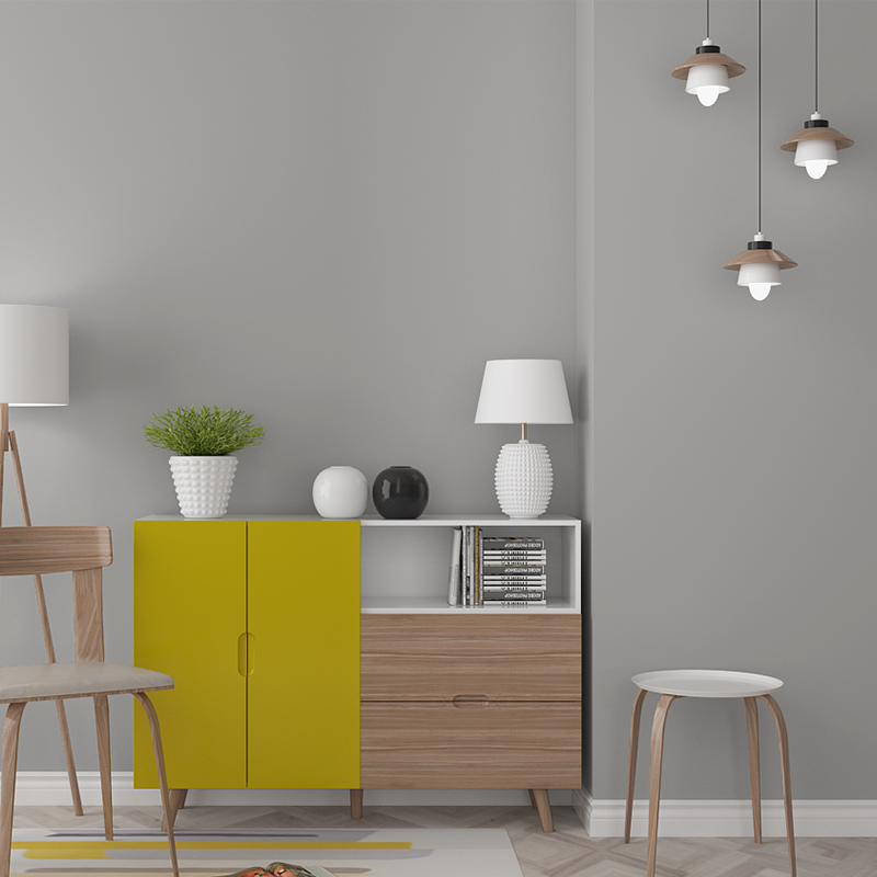 Nordic style solid color wallpaper modern simple gray living room bedroom background wall whole house plain color high-grade silk wallpaper