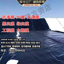 Fish pond membrane anti-seepage membrane new material thickened anti-aging moisture-proof leak-proof fish pond breeding and planting geomembrane plastic film