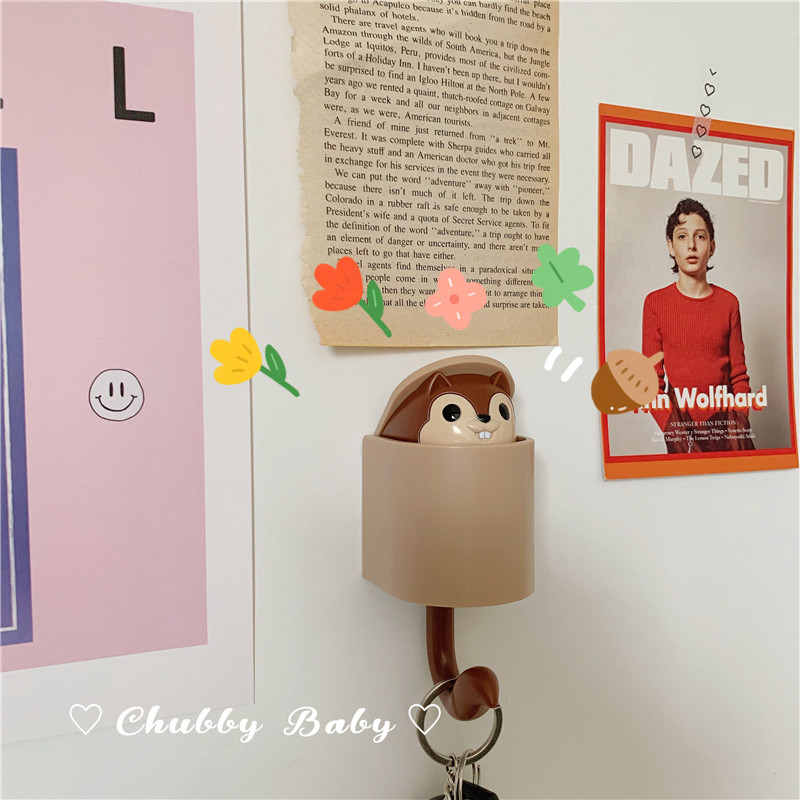 chubby baby * Cute Wow Quietly monitor the little pine Xu No need to punch the squirrel gravity sensing hook