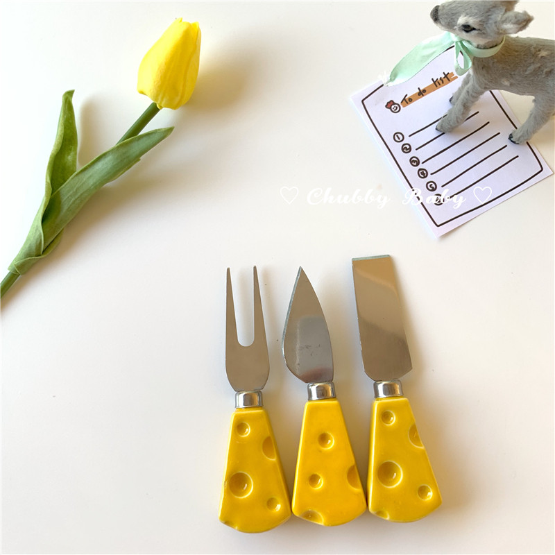 chubby baby* put the cry of ultra-special ceramic cheese cheese cream knife in Western meal knife