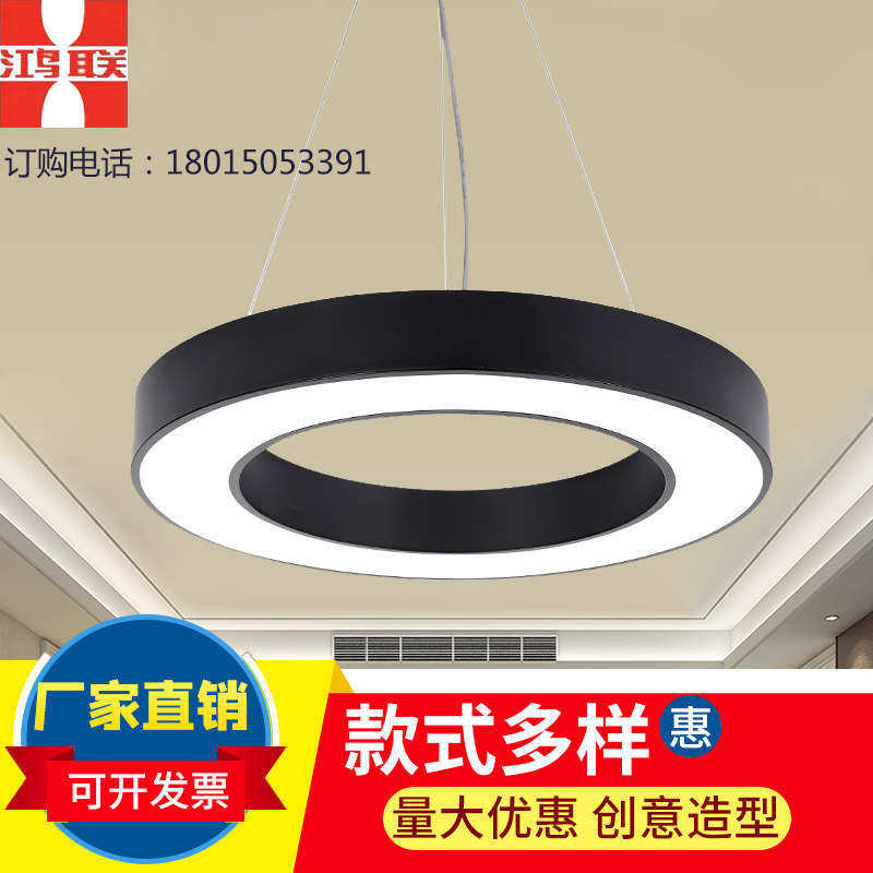 led modern minimalist office shop shopping mall gym chandelier shaped ceiling Y-shaped hexagonal shape lamps