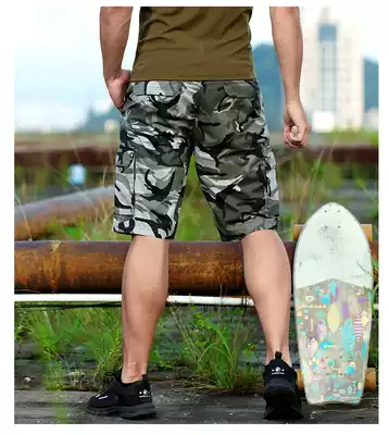Battlefield elite tribe summer 2019 new casual men's five-point pants men's tactical camouflage shorts