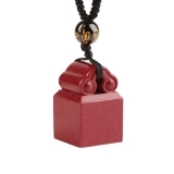 Элитный детский сувенир ручной работы для хранения пуповины, цвета киновари, подарок на день рождения